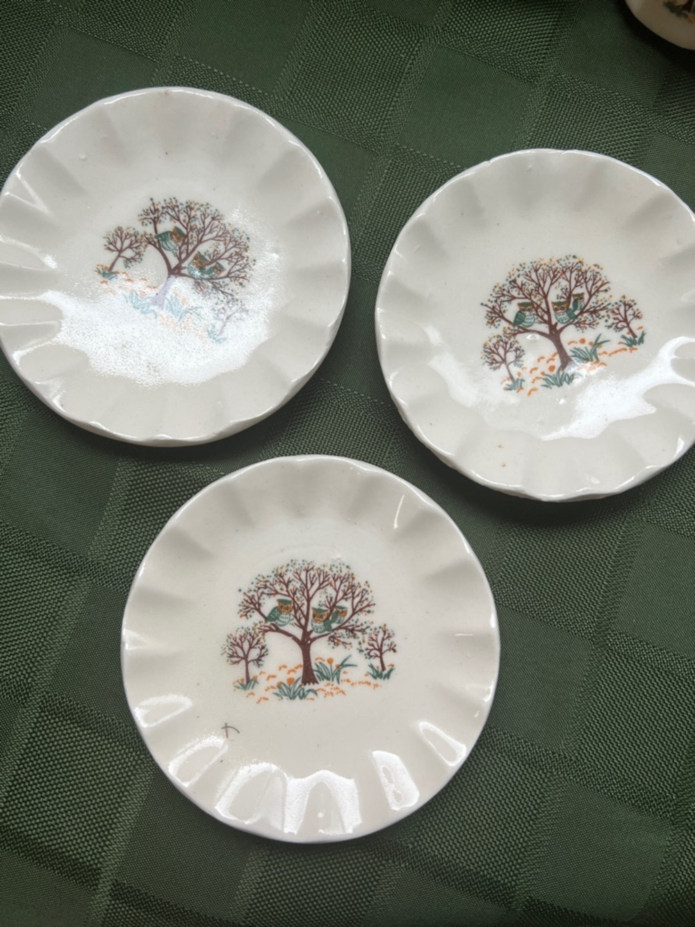 Vintage 1980s Woolworth Owl China Toy Tea Set - Picture 14 of 14